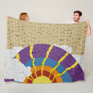Sunshine rainbow blanket