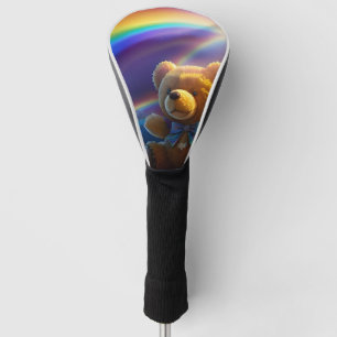 Sunshine Rainbow Teddy Bear Wonderland Golf Head Cover