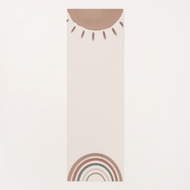 Sunshine & Rainbows Yoga Mat (Front)