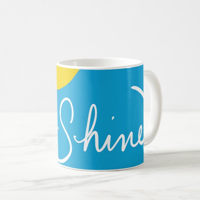 Sunshine Rays of Happiness by @ Cathy Thompson  Coffee Mug (Front Right)