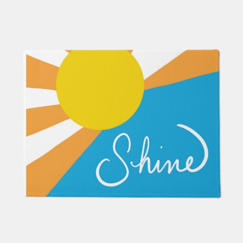 Sunshine Rays of Happiness by  Cathy Thompson  Doormat