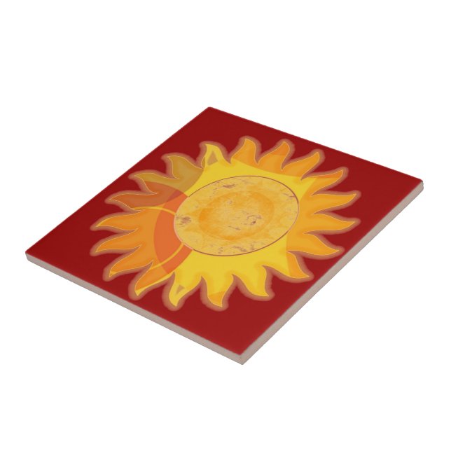 Sunshine Red Tile (Side)