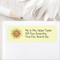 Sunshine Return Address Label | Zazzle