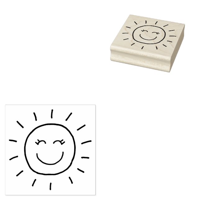 Sunshine Rubber Stamp (Stamped)