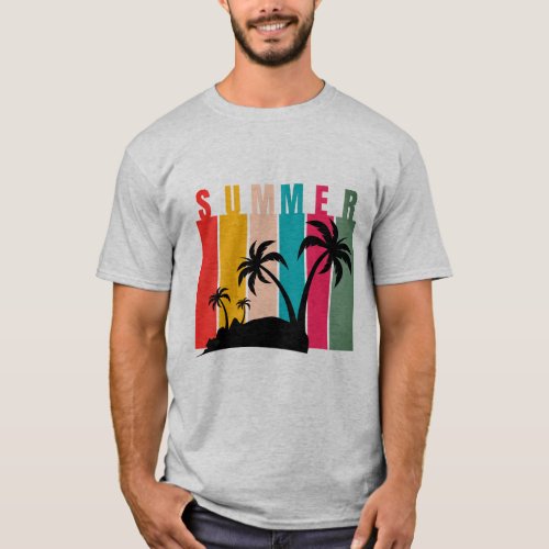 Sunshine Serenade Summer Vibes T_Shirt