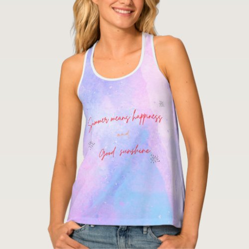 Sunshine Serenade Tank Top _ Personalized