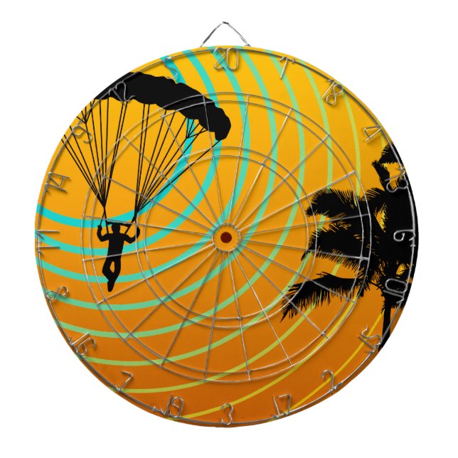 sunshine skydiver dart board (Front)