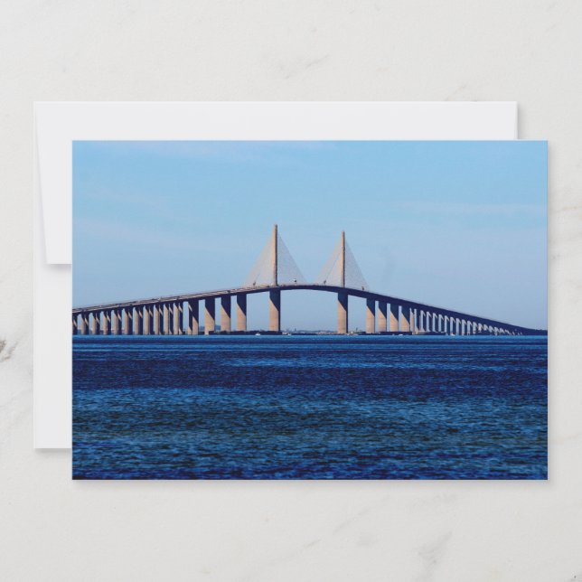 Sunshine Skyway Bridge Note Card (Front)