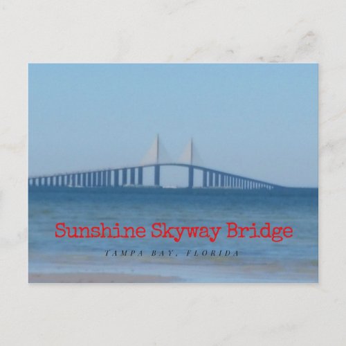 Sunshine Skyway Bridge Postcard