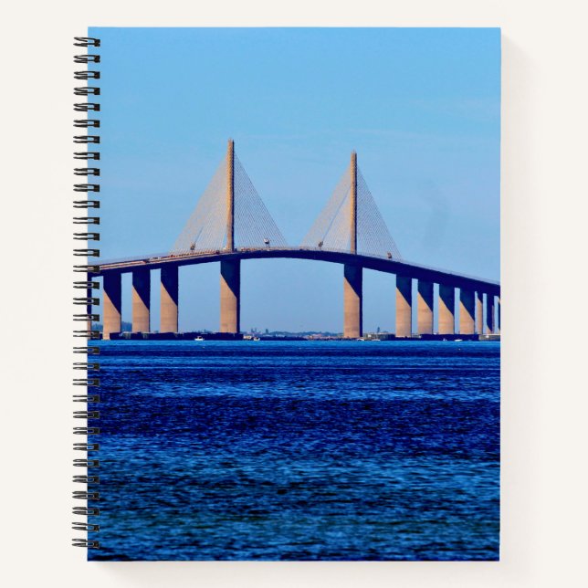 Sunshine Skyway Bridge Spiral Notebook (Front)