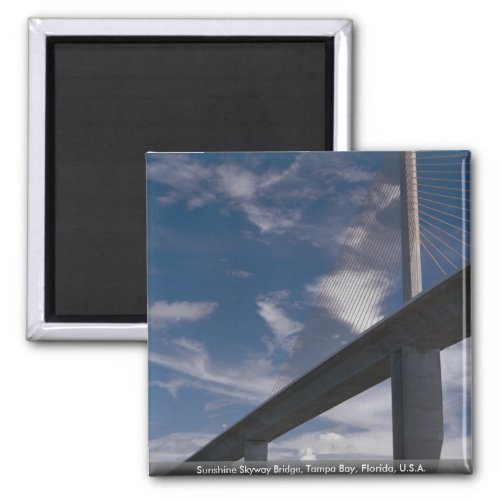 Sunshine Skyway Bridge Tampa Bay Florida USA Magnet