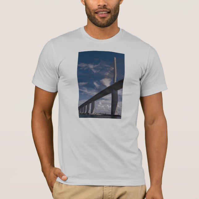 Sunshine Skyway Bridge, Tampa Bay, Florida, U.S.A. T-Shirt (Front)