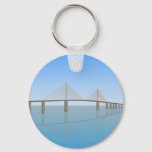 Sunshine Skyway Bridge: Tampa Bay: Keychain at Zazzle