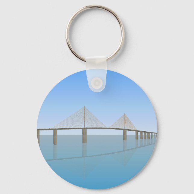 Sunshine Skyway Bridge: Tampa Bay: Keychain (Front)