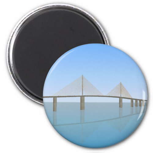 Sunshine Skyway Bridge Tampa Bay Magnet