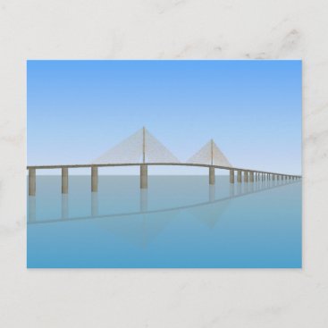 Sunshine Skyway Bridge: Tampa Bay: Postcard