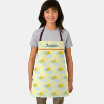Sunshine Smiles Girl Boy Cute Illustration Pattern