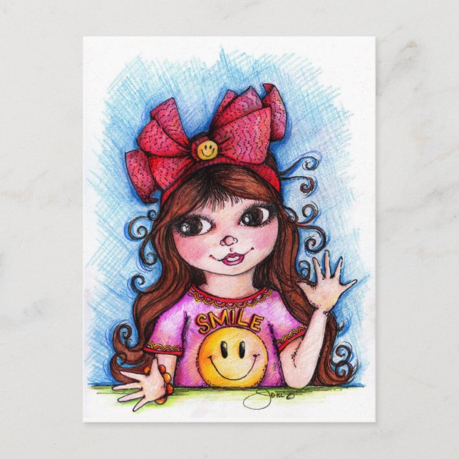 Sunshine SMILES! Postcard (Front)