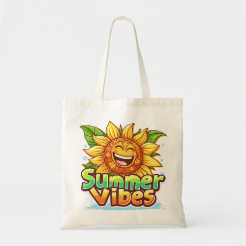 Sunshine Smiles Summer Vibes Edition Tote Bag