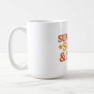 Sunshine Soul & Sass Retro 70s-Inspired bold quote Coffee Mug