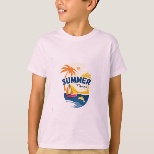 Sunshine Splash Playful Summer Palette T_Shirt
