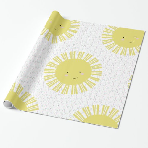 Sunshine Sprinkles Sun Wrapping Paper