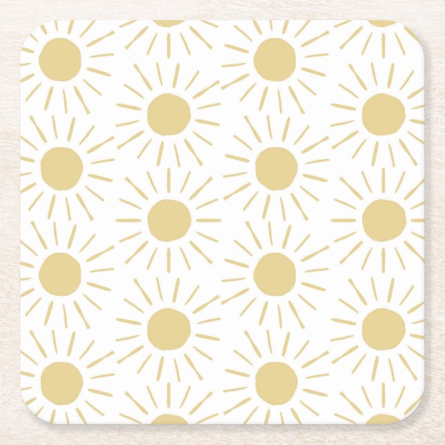 Sunshine square coaster (Front)