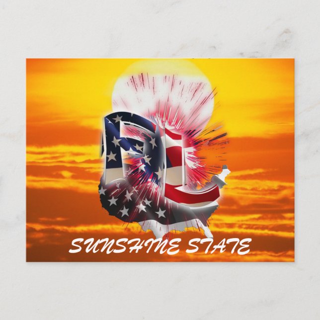 SUNSHINE STATE POSTCARD (Front)