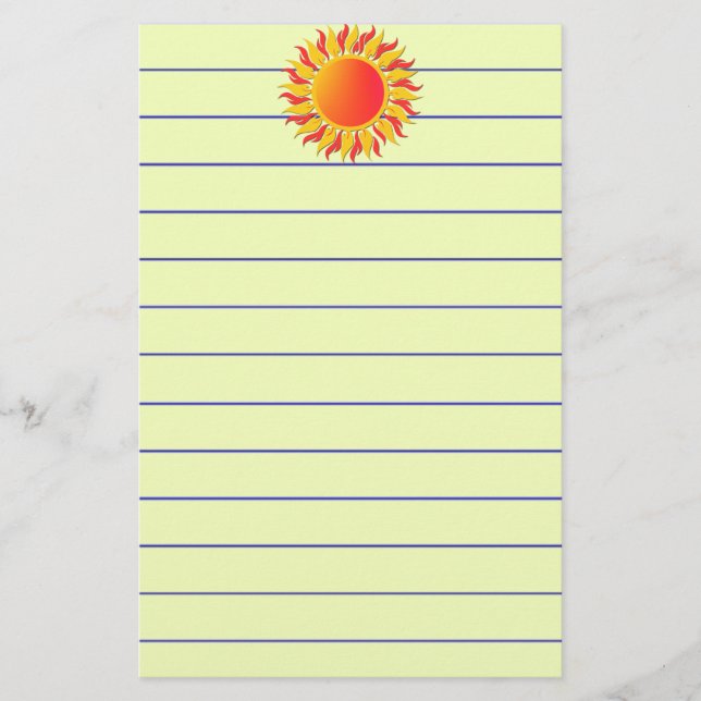 Sunshine Stationery (Front)