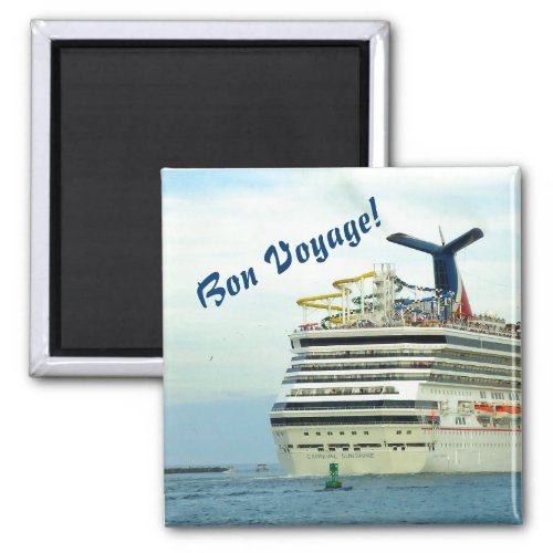 Sunshine Stern Bon Voyage Magnet