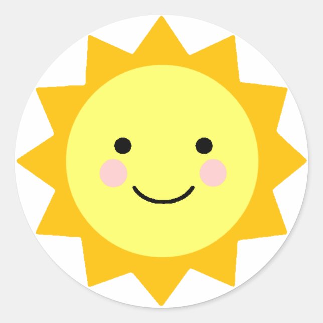 Sunshine Sticker (Front)