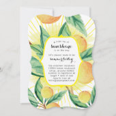 Sunshine Summer Baby Shower Invitations (Front)