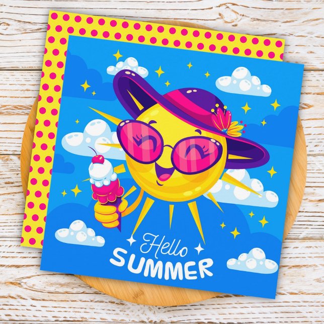 Sunshine Summer Greeting Card (Creator Uploaded)