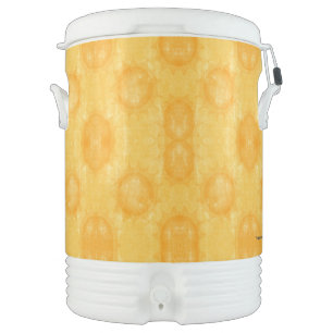 Sunshine Sun Yellow Summer Design Beverage Cooler