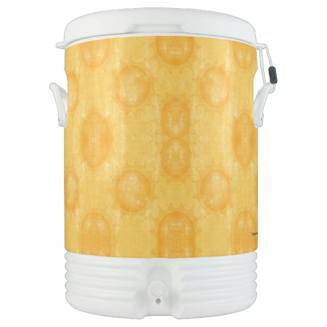 Sunshine Sun Yellow Summer Design Beverage Cooler (Front)