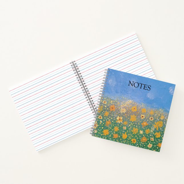Sunshine Sunflower Notebook (Inside)