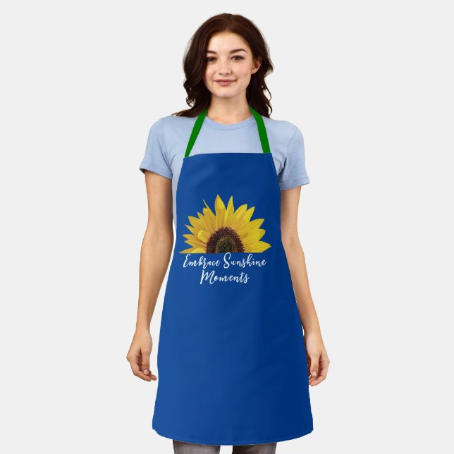 Sunshine Sunflowers Thinking Of You Apron (Worn)