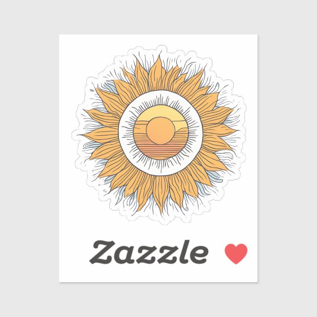 sunshine sunny day sticker (Sheet)