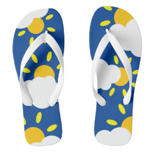 Sunshine Sunny Weather Flip Flops Beach Footwear