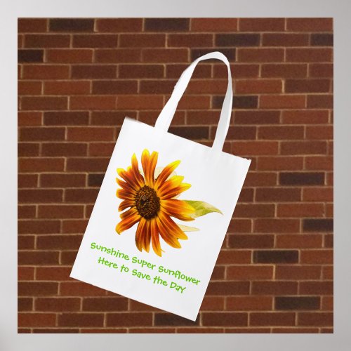 Sunshine Super  Sunflower Reusable Bag