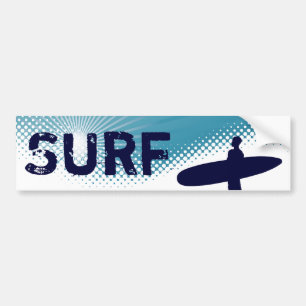 sunshine surf bumper sticker