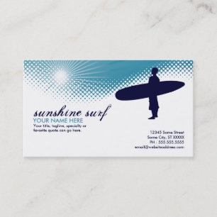 sunshine surf business card