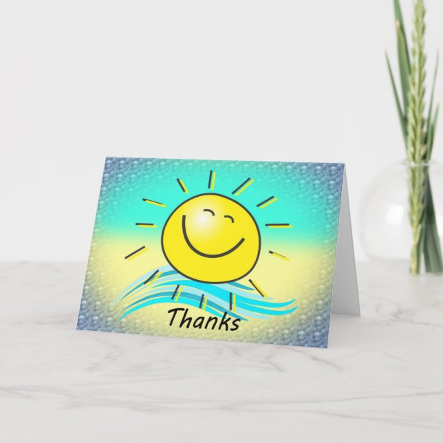 Sunshine Thank You Cards (Front)