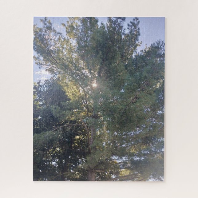 Sunshine Through The Tree Jigsaw Puzzle (Vertical)