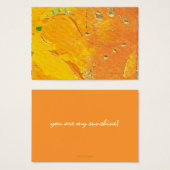 sunshine tiny valentine (Front & Back)