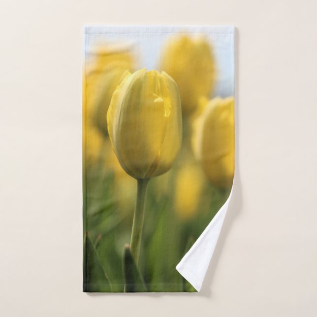 Sunshine tulips hand towel  (Hand Towel)