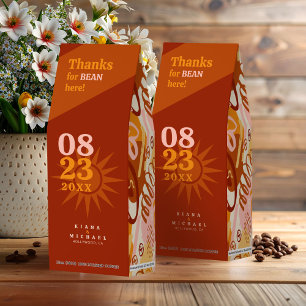 Sunshine Typography Wedding Brick ID1048 Roasted Coffee