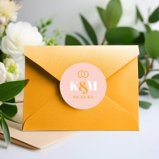 Sunshine Typography Wedding Rings Pink ID1048