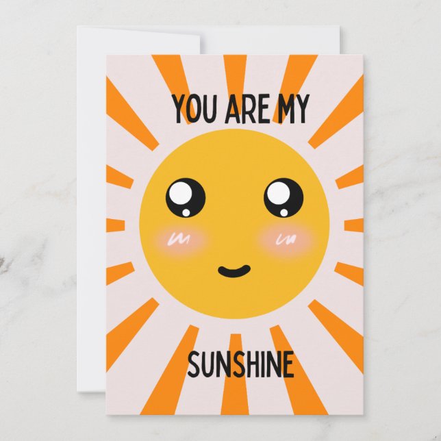 Sunshine Valentine Holiday Card (Front)