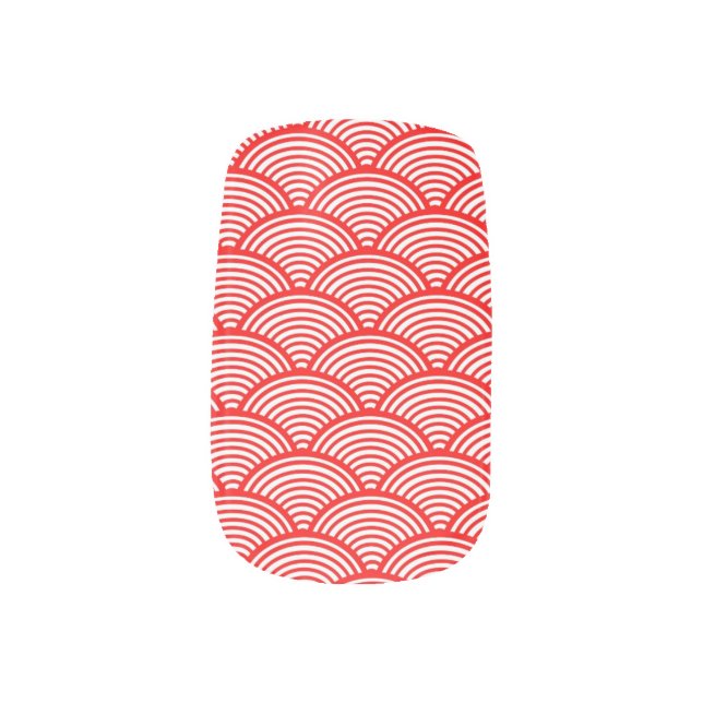 sunshine wave minx nail art (Left Thumb)